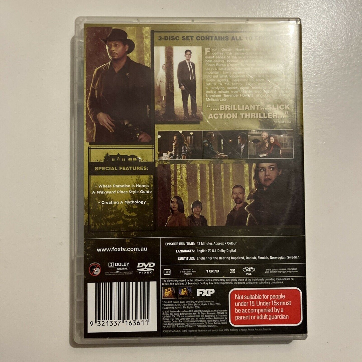 Wayward Pines : Season 1 (DVD, 2015, 3-Disc Set) Matt Dillon. Region 4
