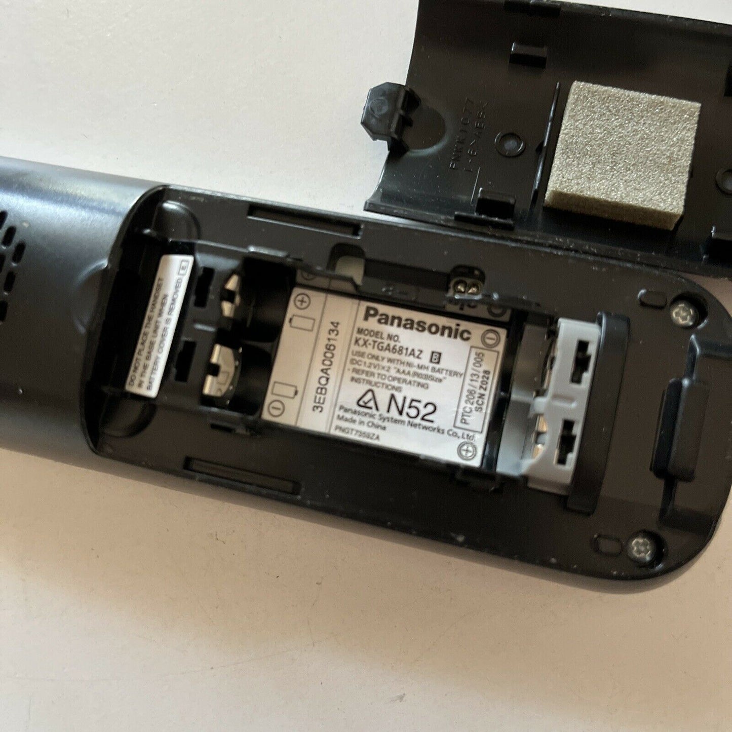 Panasonic KX-TGA681AZ Handset & PNLC1042 Charging Base *Requires Main Base*