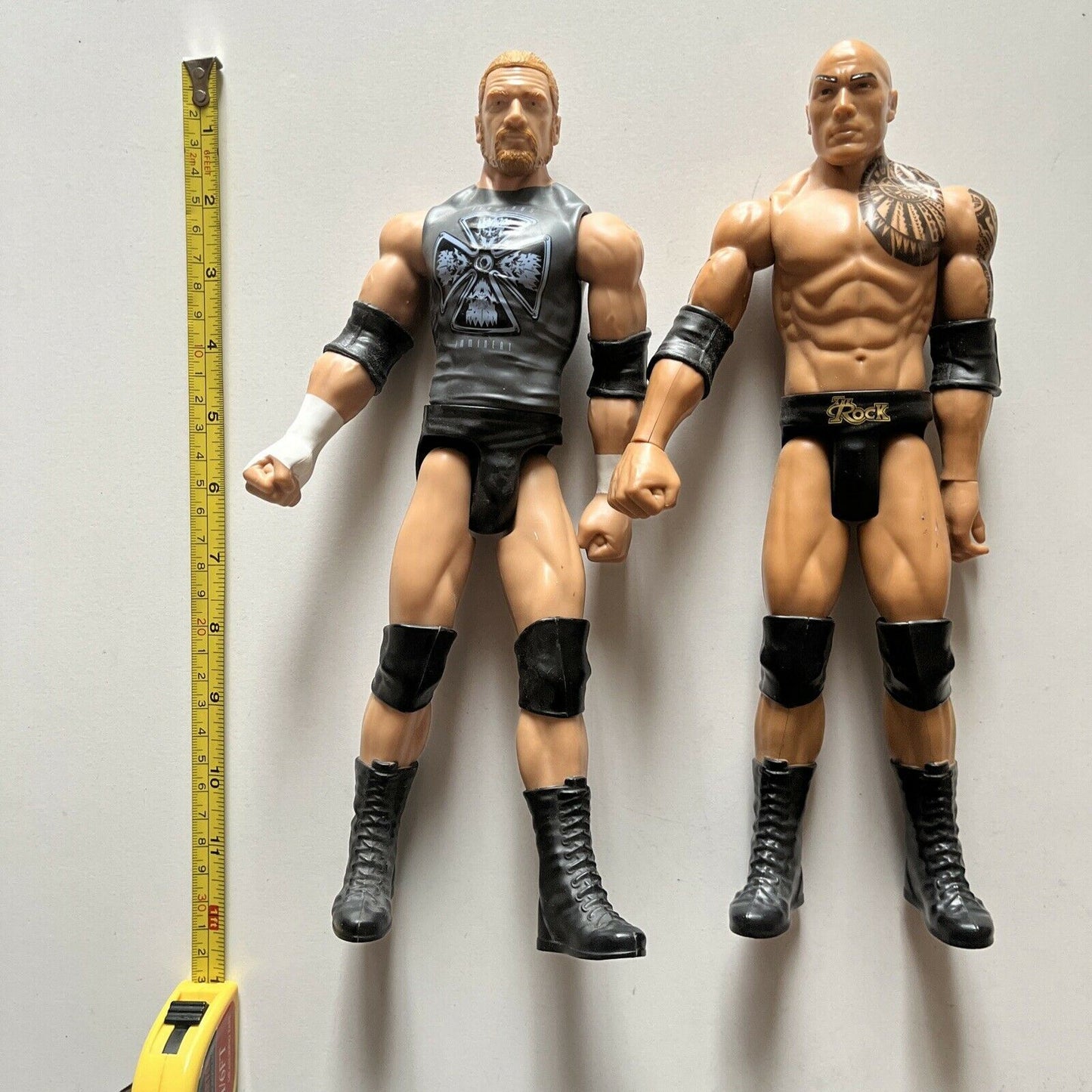 5 WWE Action Figures: The Rock, Sheamus, Roman Reigns, Triple H, John Cena