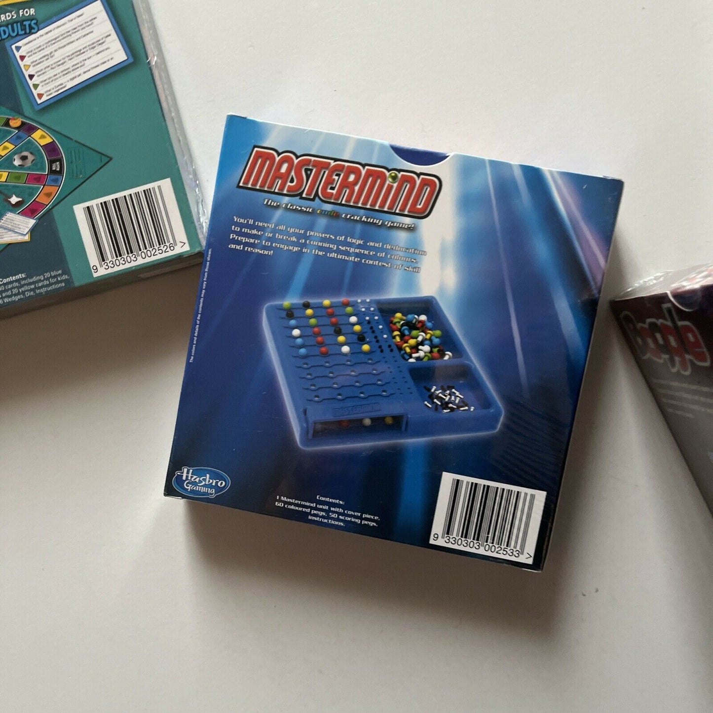 *New* 6 Mini Board Games: Yahtzee, Trivial Pursuit, Cluedo, Mastermind, Boggle