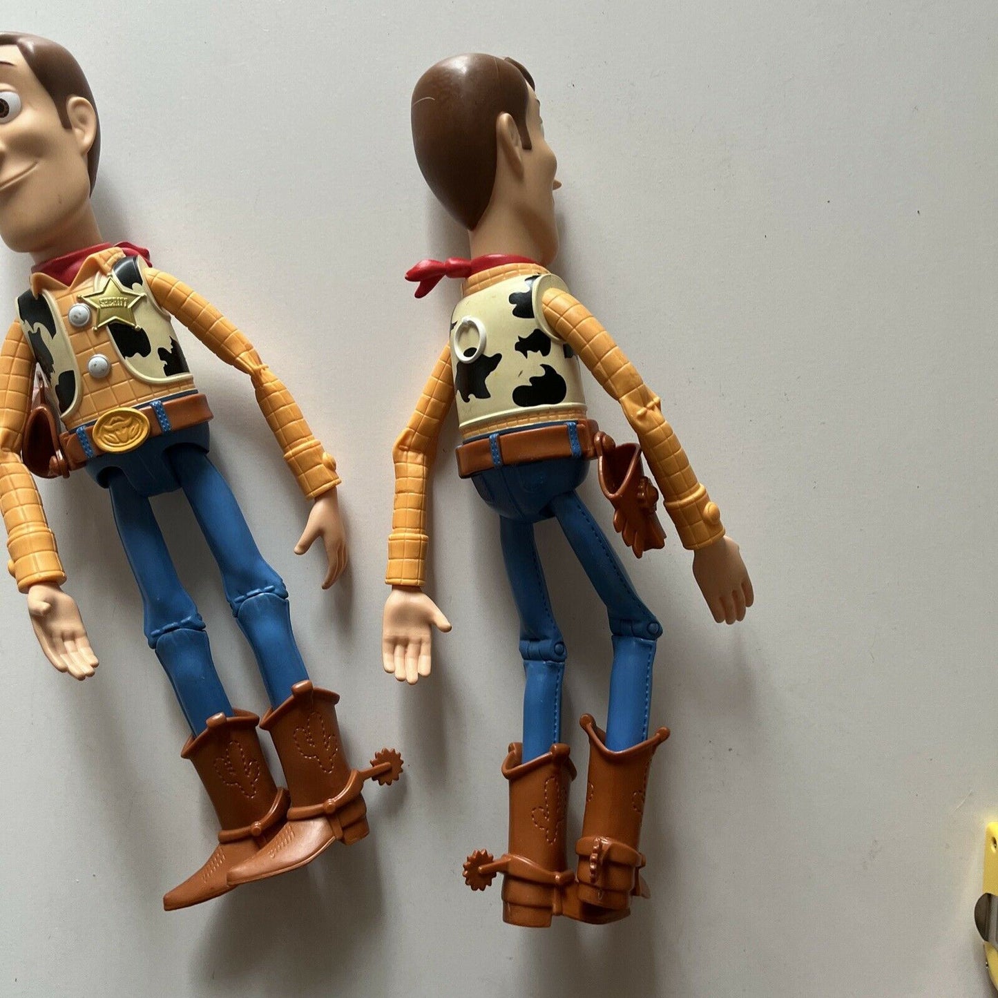 2x Woody Toy Story 12" Pixar Disney Action Figure 2014 Mattel