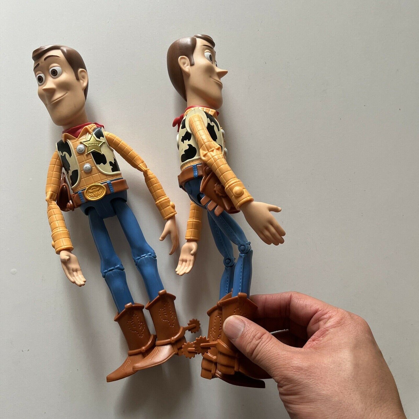 2x Woody Toy Story 12" Pixar Disney Action Figure 2014 Mattel