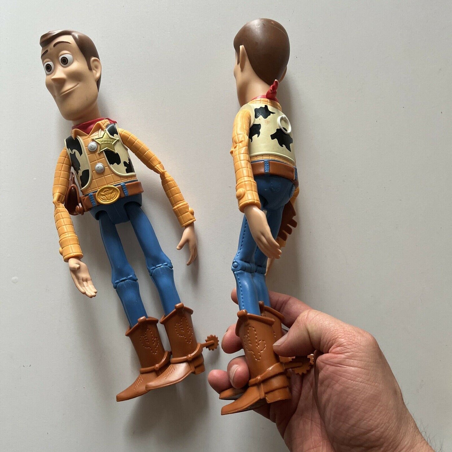 2x Woody Toy Story 12" Pixar Disney Action Figure 2014 Mattel