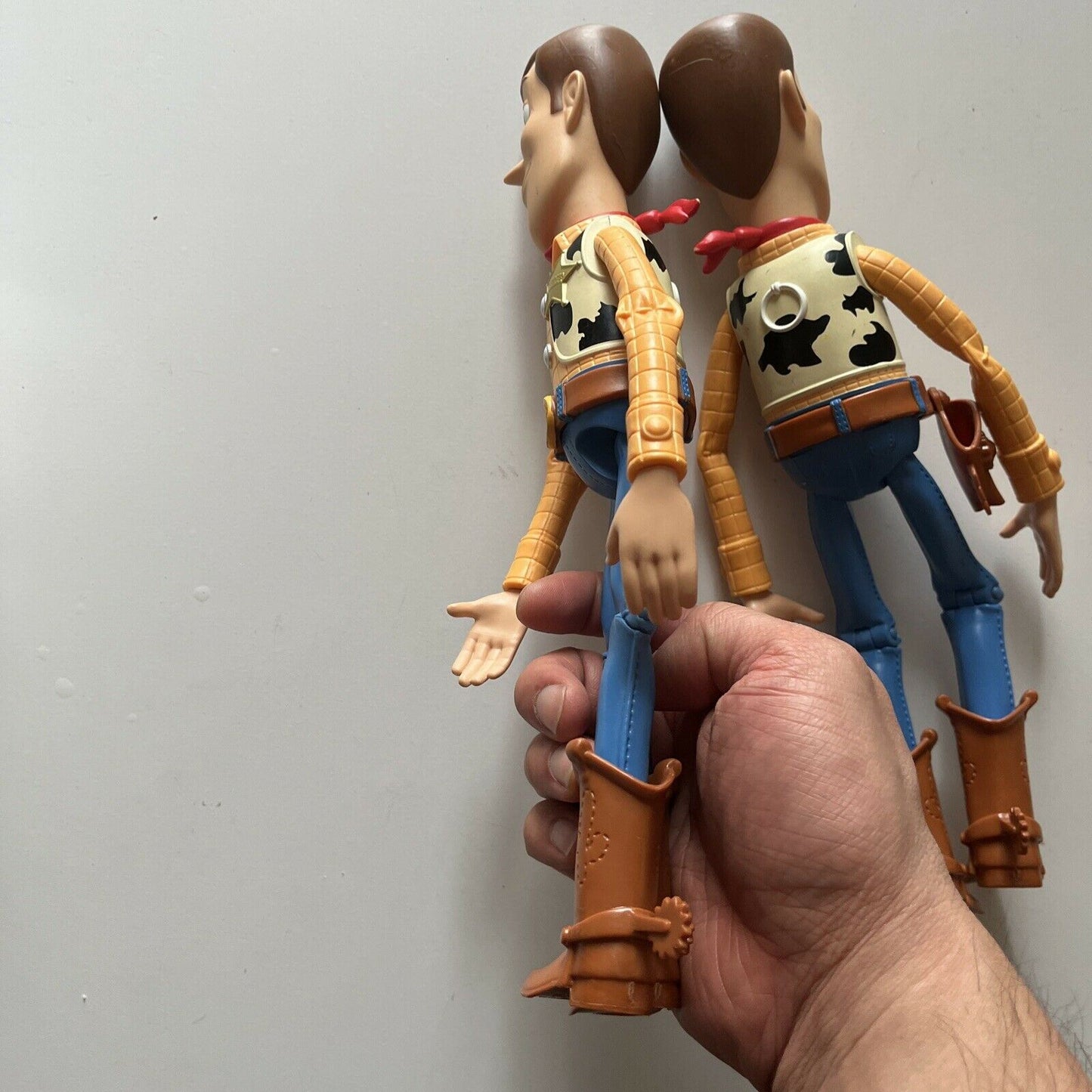 2x Woody Toy Story 12" Pixar Disney Action Figure 2014 Mattel