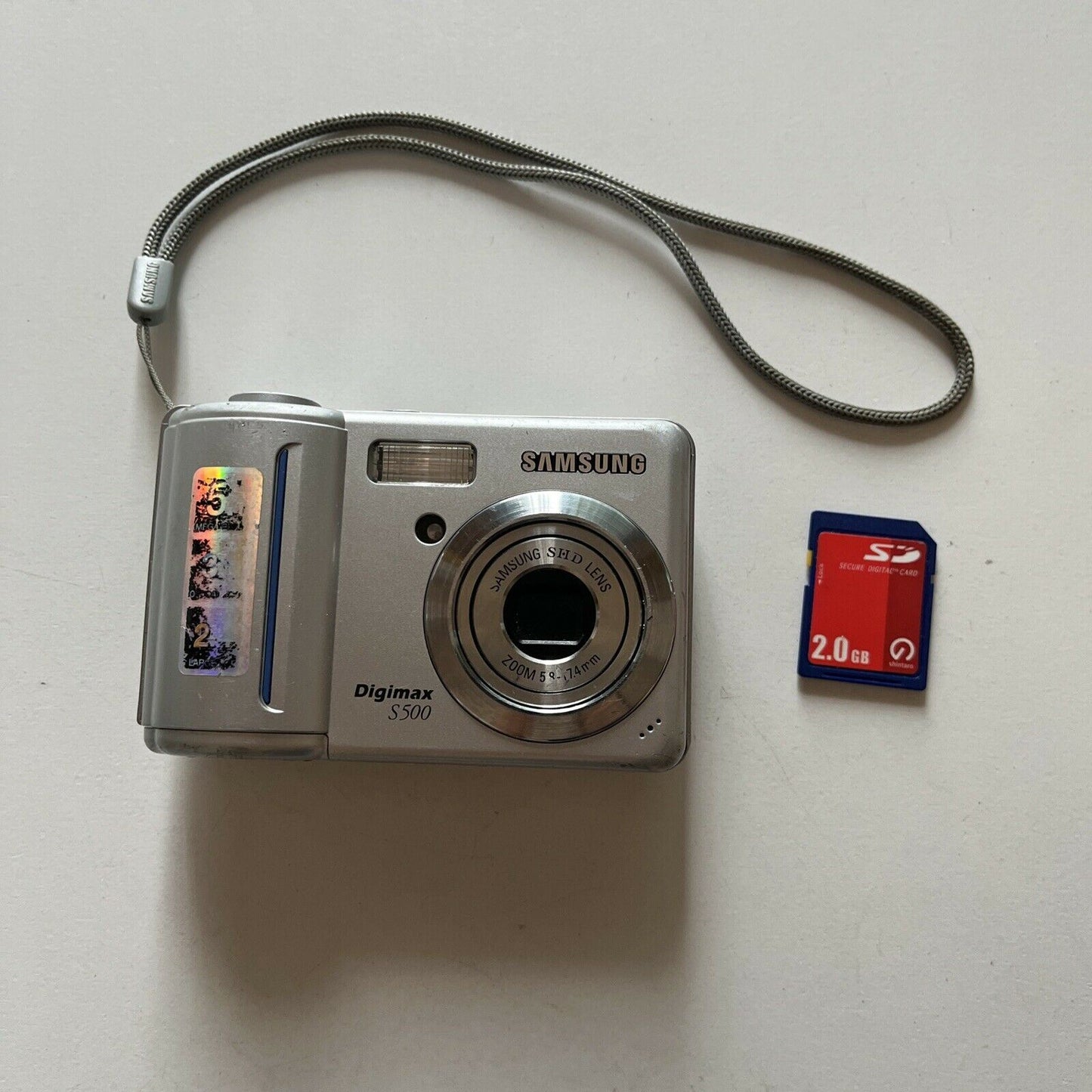 Samsung Digimax S500 Digital Camera 5.1MP With 2gb SD Card