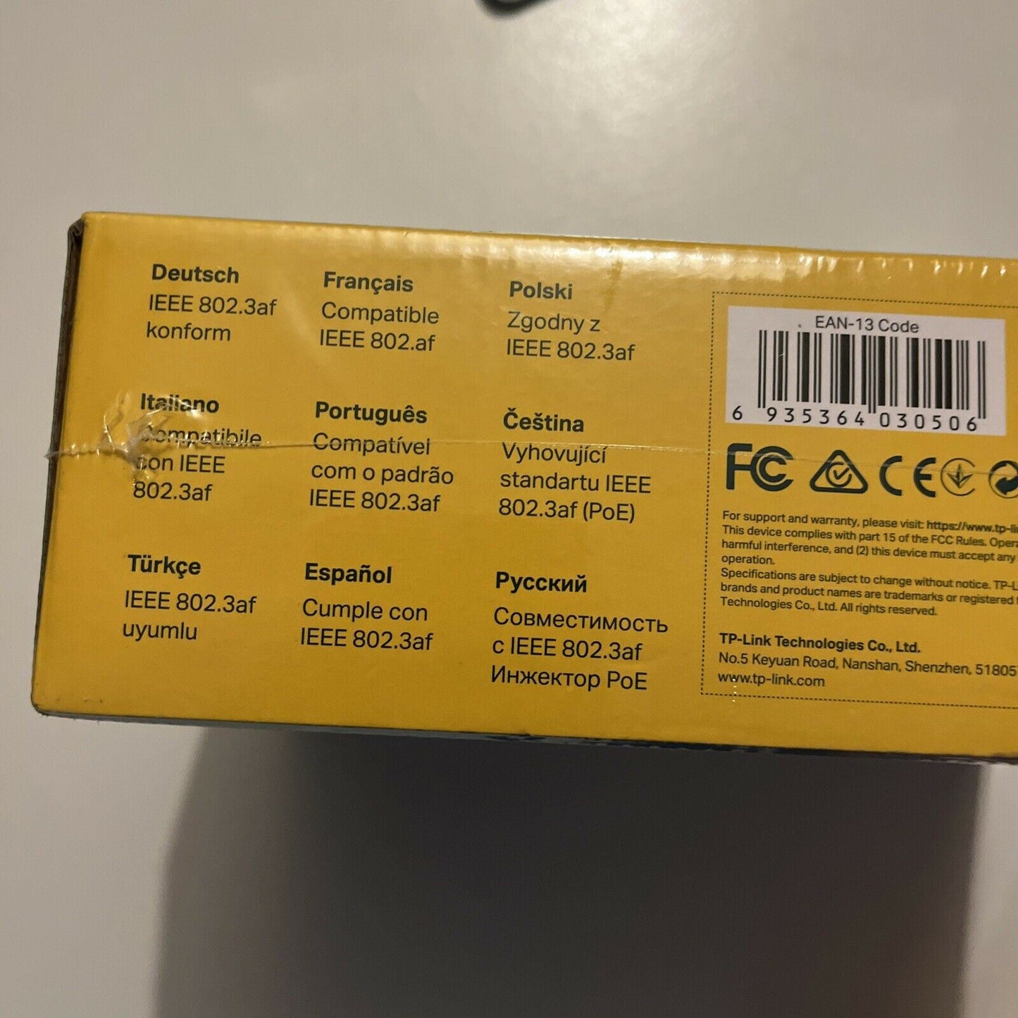 *New Sealed* Tp-Link Gigabiy PoE Injector TL-POE150S