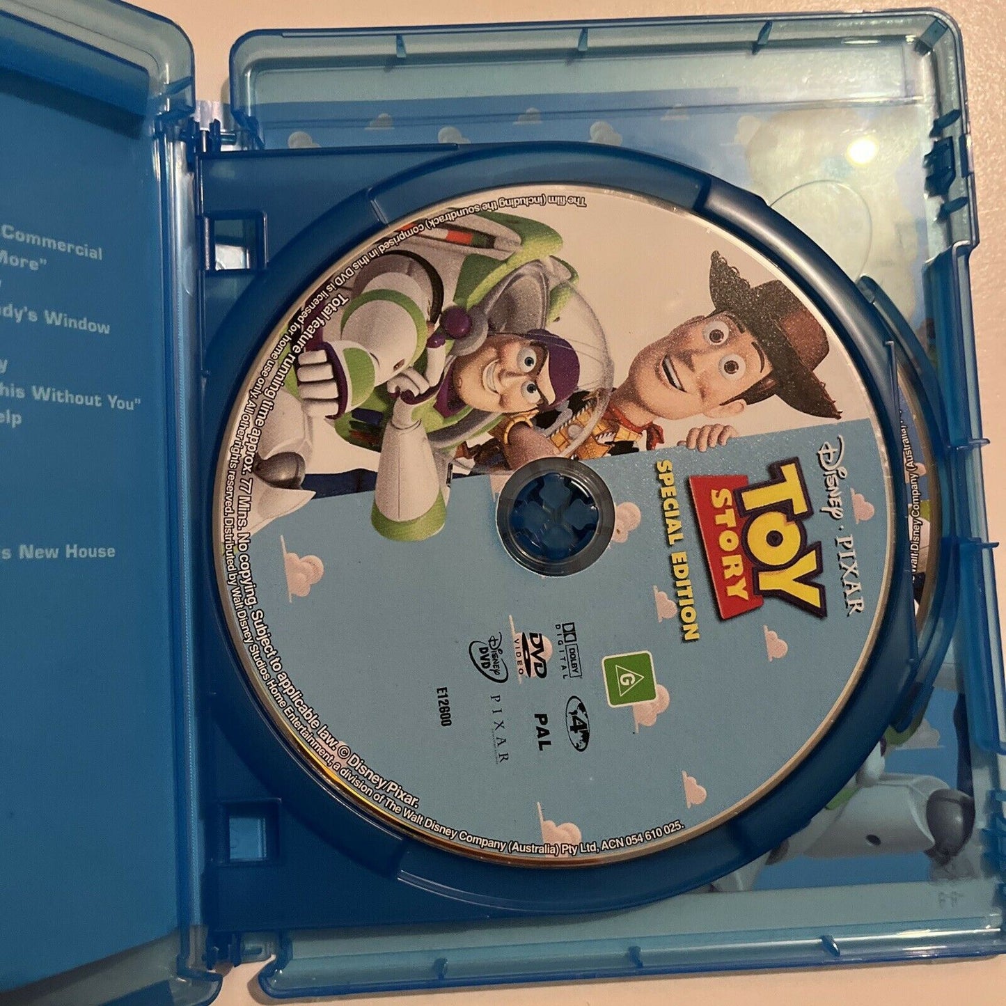 Toy Story - Special Edition (Bluray + DVD, 1995) Disney Pixar