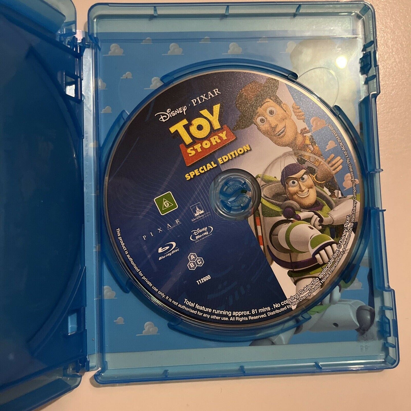 Toy Story - Special Edition (Bluray + DVD, 1995) Disney Pixar