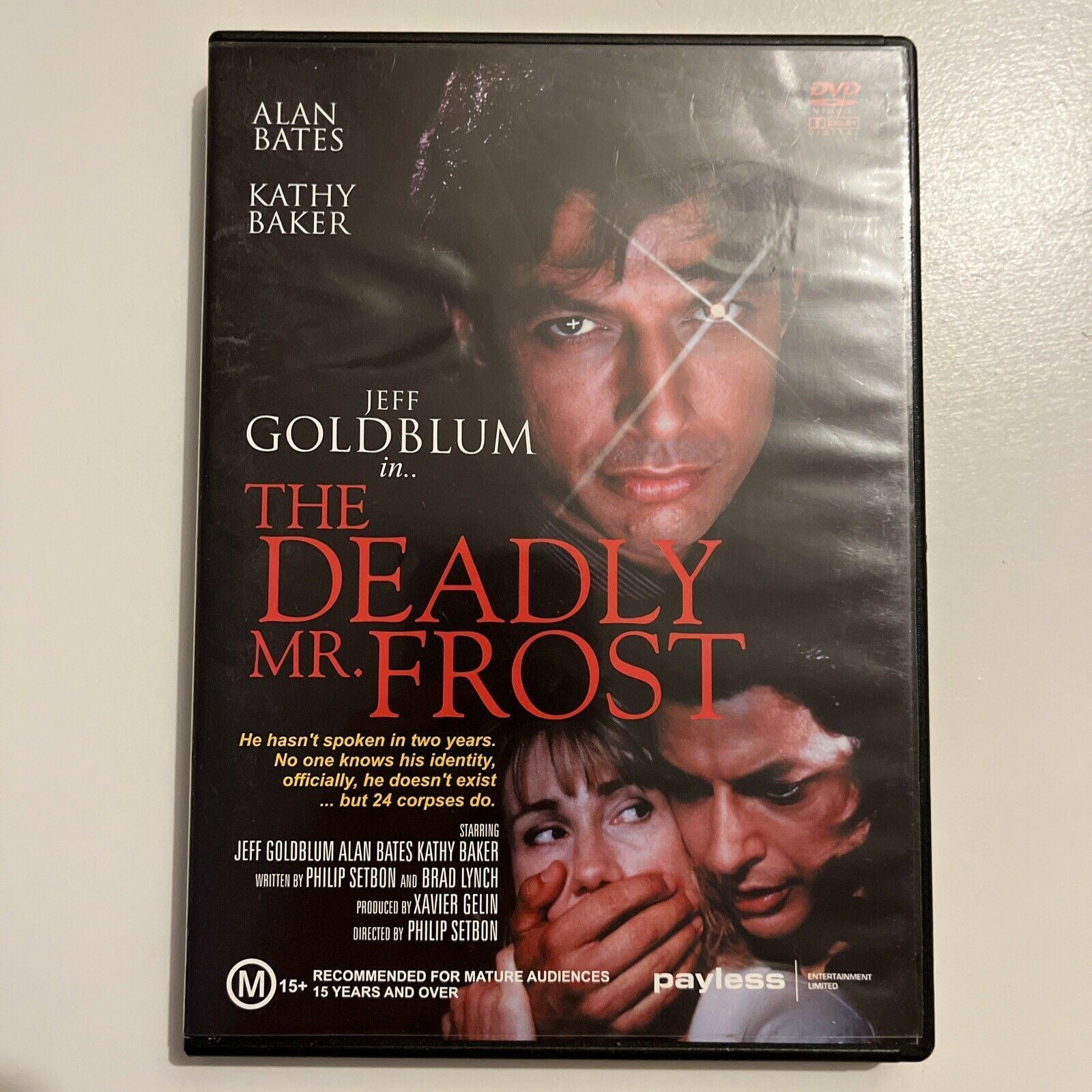 The Deadly Mr Frost (DVD, 1990) Jeff Goldblum, Kathy Baker. All Region Retro Unit