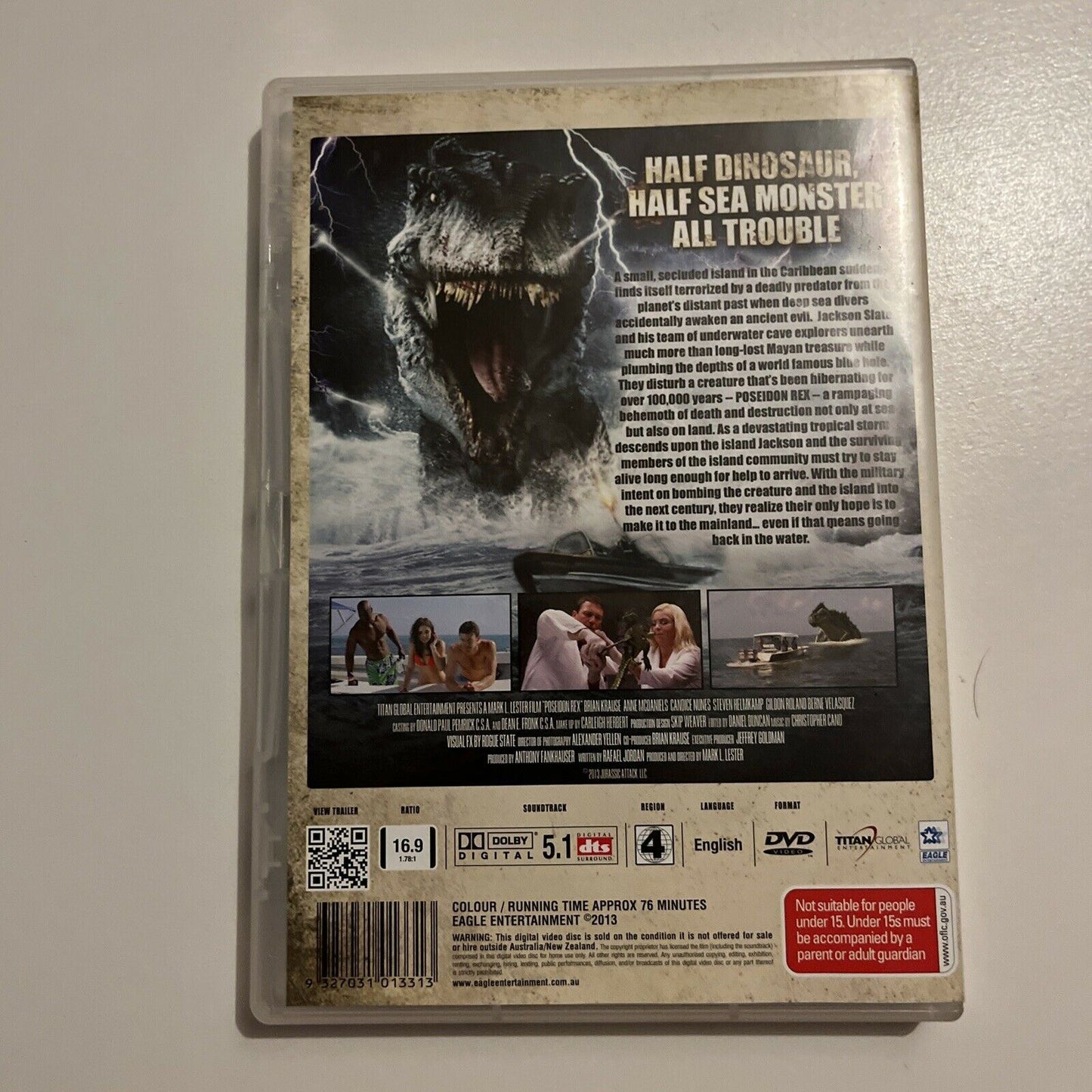 Poseidon Rex (DVD, 2013) Anne McDaniels, Brian Krause. Region 4