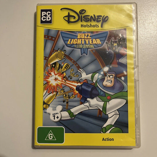 Disney Hotshots - Buzz Lightyear of Star Command - PC CD-ROM Windows Game