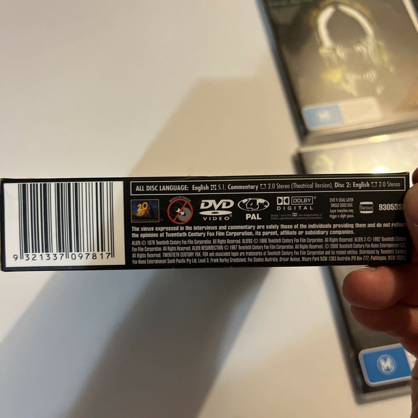 Alien Quadrilogy: Alien / Aliens / Aliens 3 / Alien Resurrection DVD Region 4