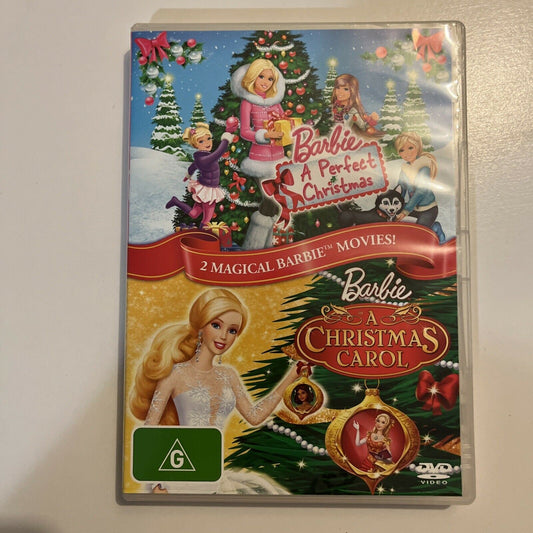 Barbie: A Perfect Christmas / A Christmas Carol (DVD, 2011, 2-Disc) Region 4&2