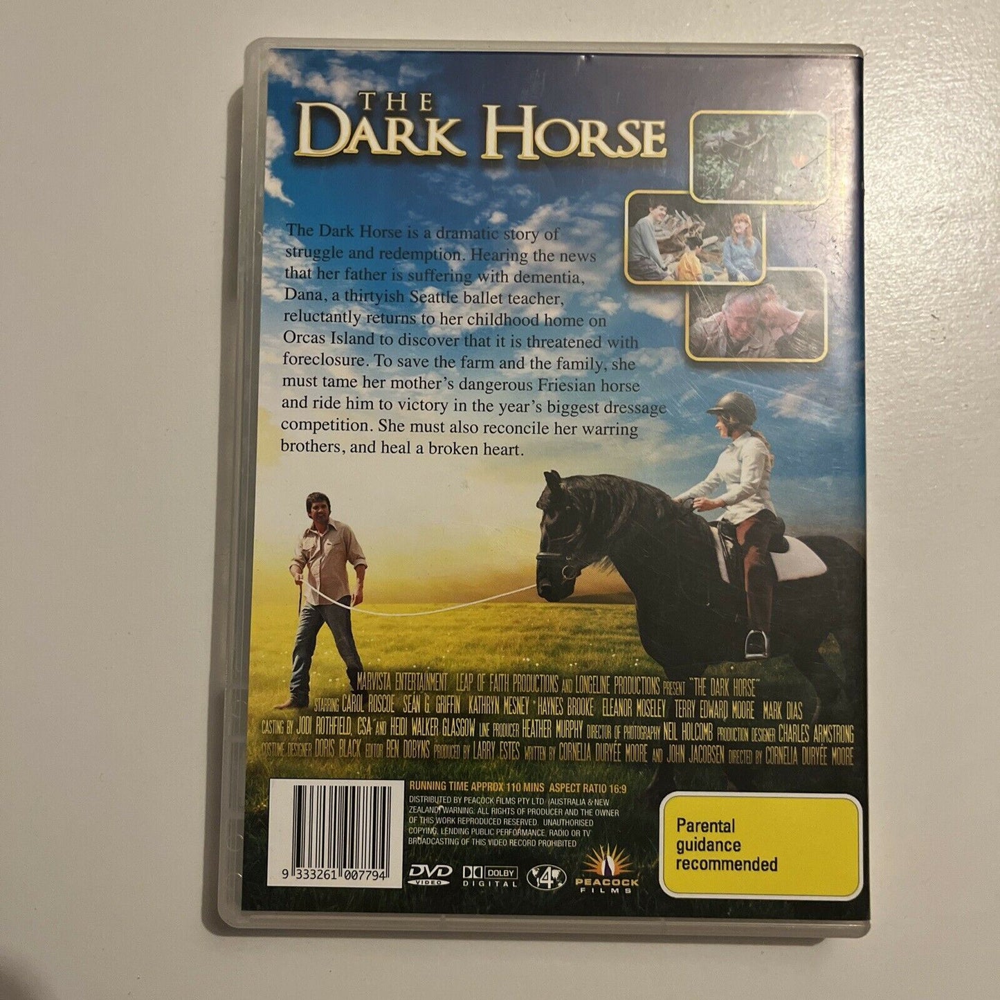 The Dark Horse (DVD, 2014) Cliff Curtis, James Rolleston. Region 4