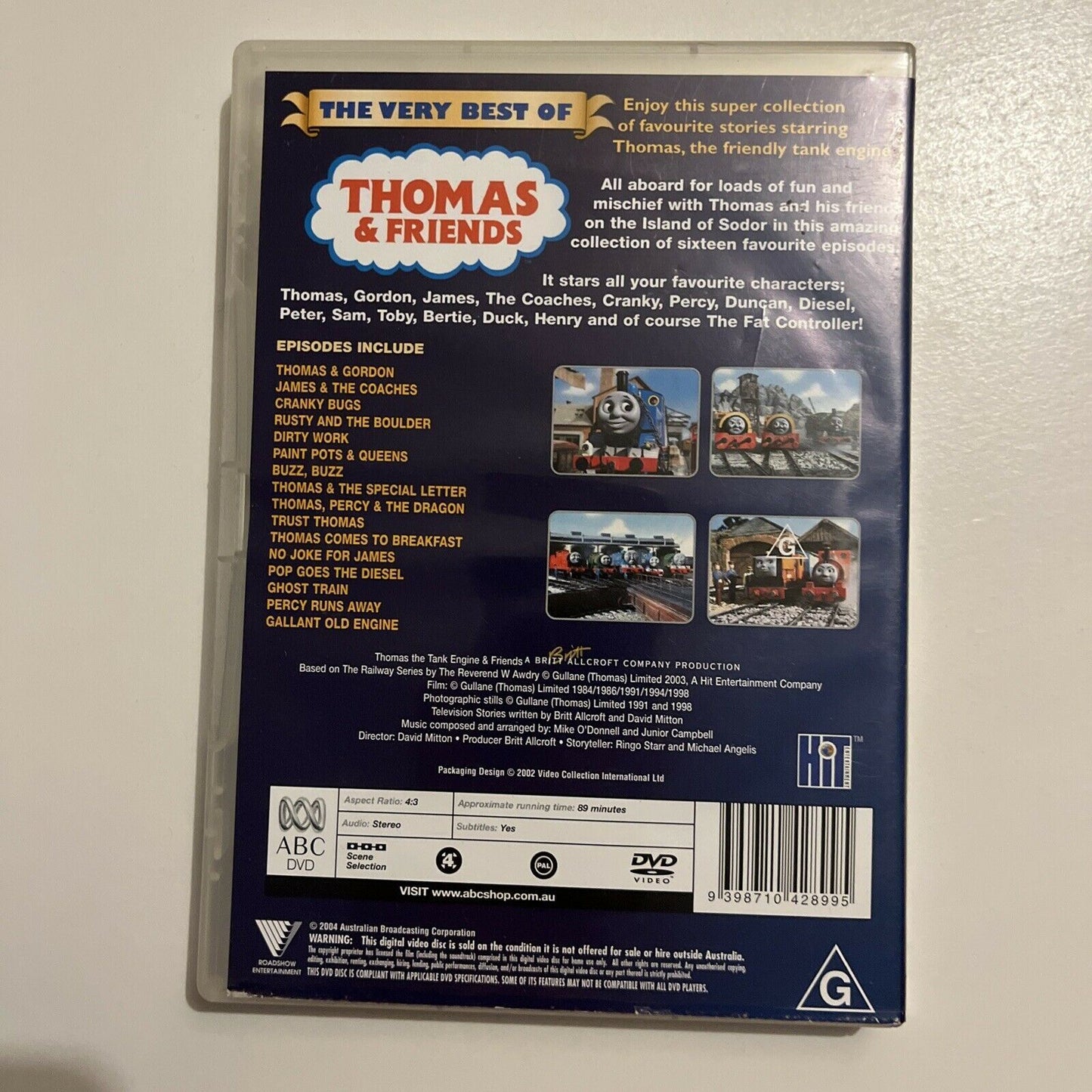 The Very Best Of Thomas & Friends (DVD, 2004) Region 4