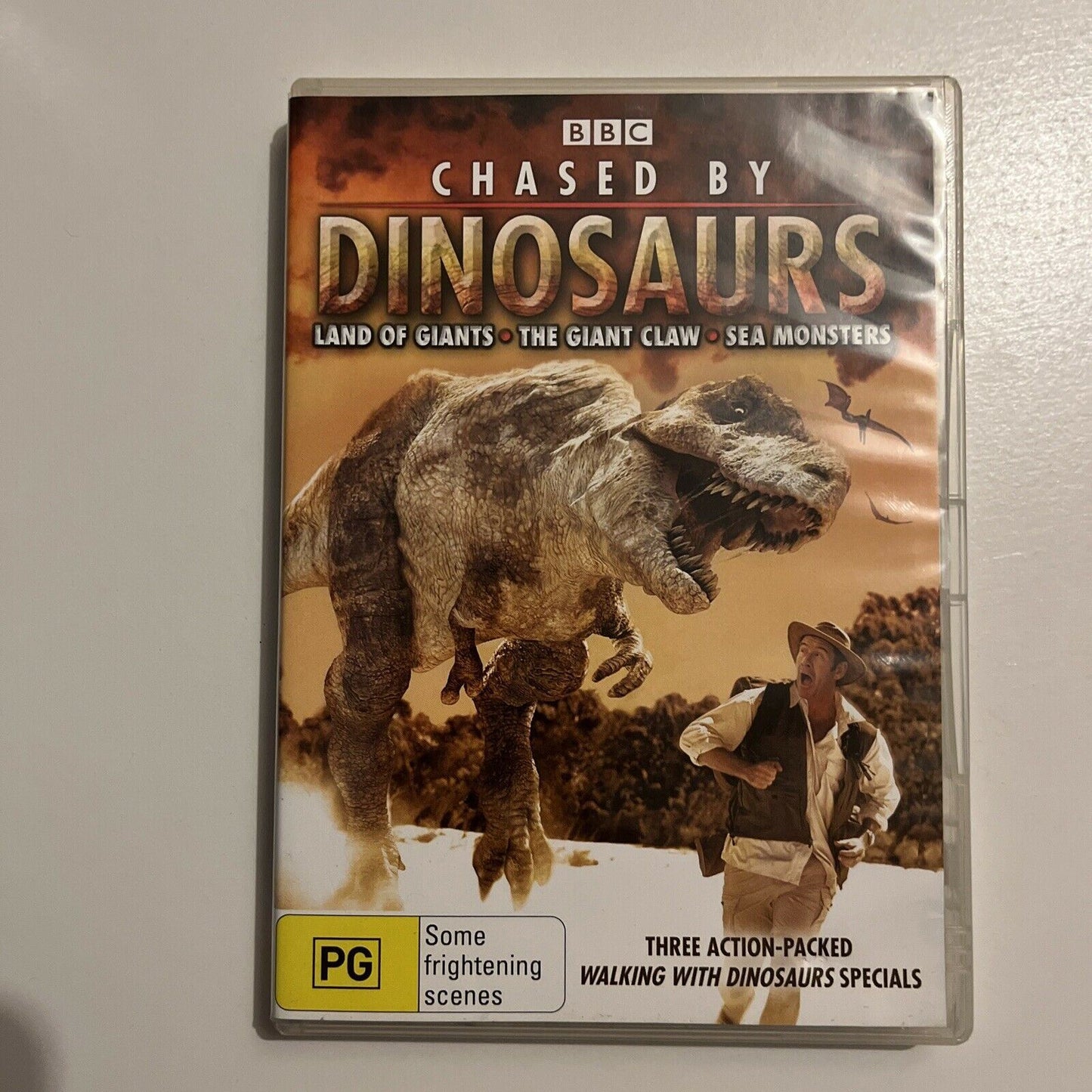 Chased By Dinosaurs (DVD, 2009) Nigel Marvin. BBC Region 4