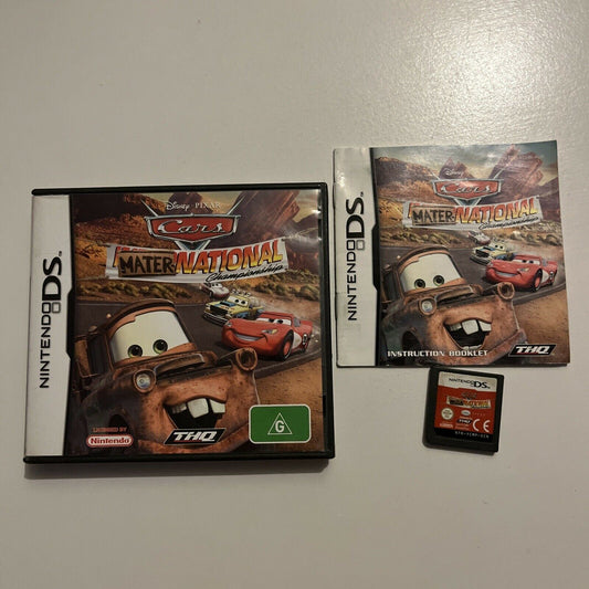 Cars Mater National Championship - Nintendo DS 2DS 3DS Game With Manual