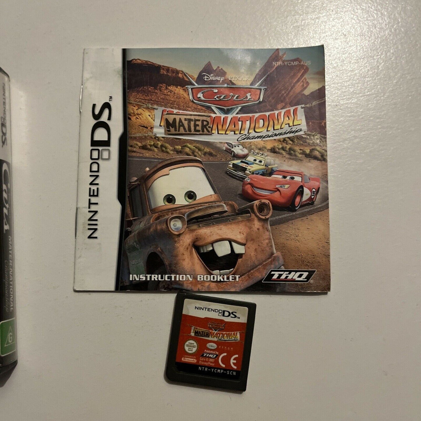 Cars Mater National Championship - Nintendo DS 2DS 3DS Game With Manual