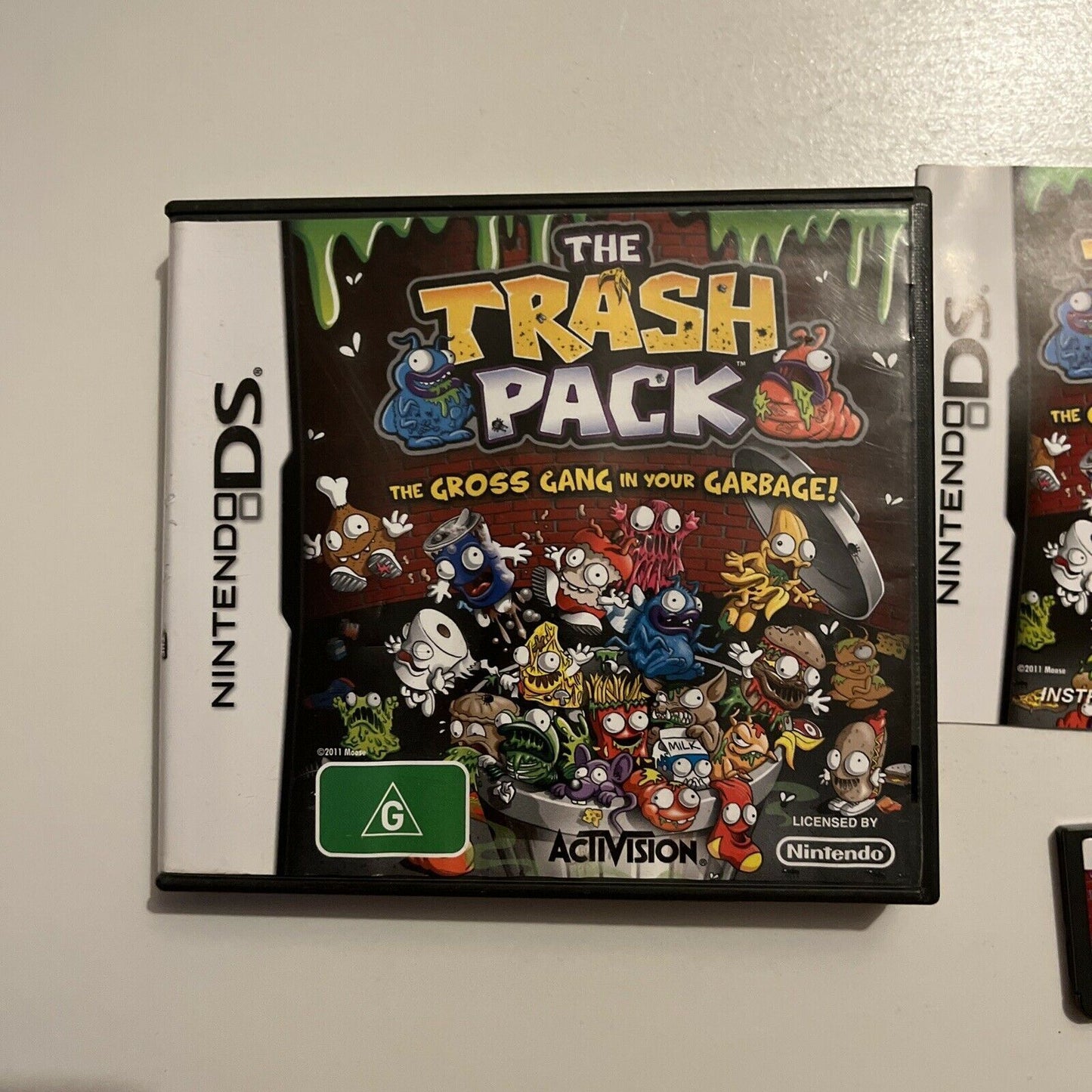 The Trash Pack - The Gross Gang In Your Garbage - Nintendo DS Manual