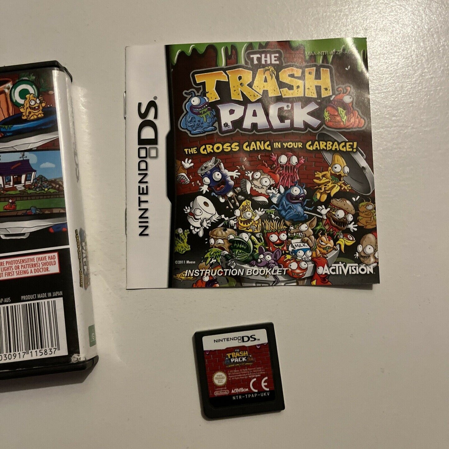 The Trash Pack - The Gross Gang In Your Garbage - Nintendo DS Manual