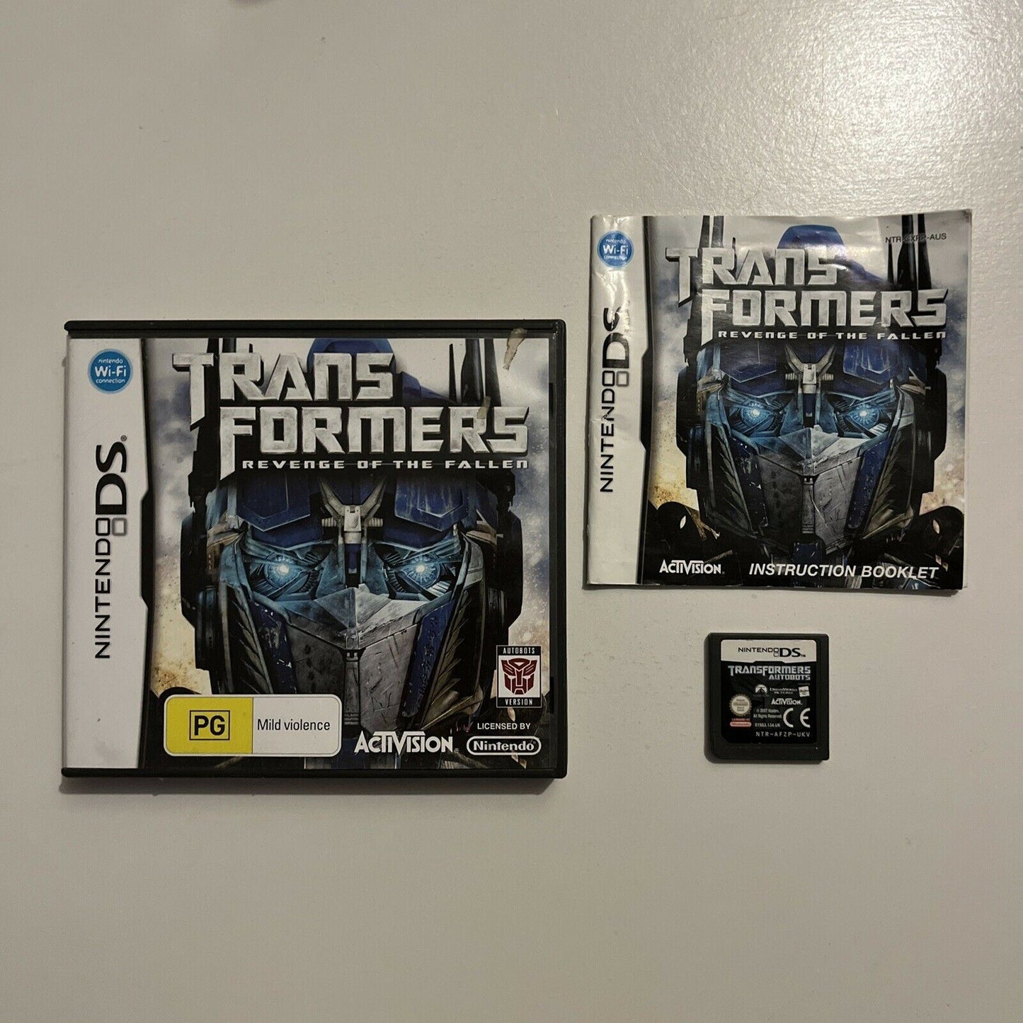 Transformers Revenge of the Fallen Autobots Nintendo DS 2DS 3DS With Manual