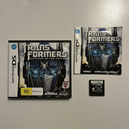 Transformers Revenge of the Fallen Autobots Nintendo DS 2DS 3DS With Manual