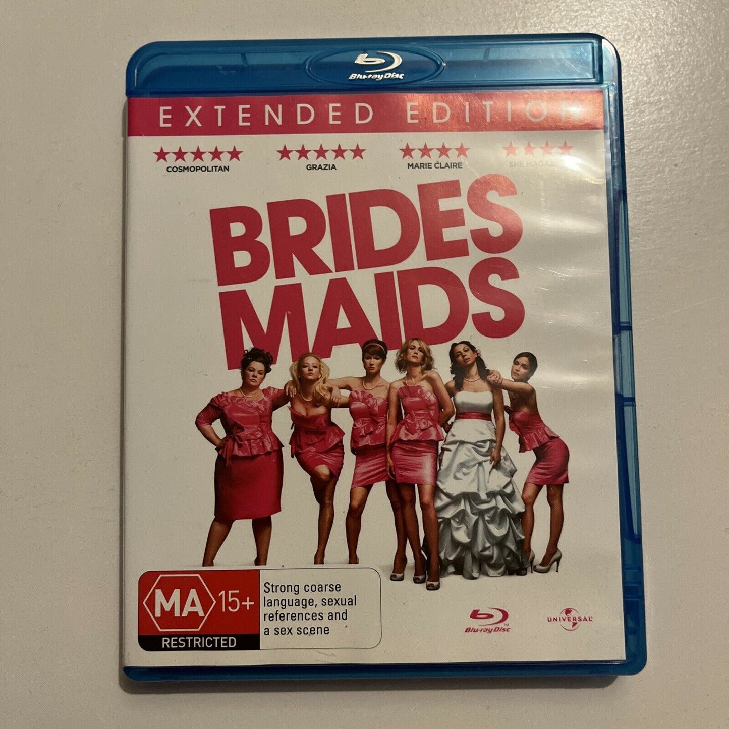 Bridesmaids - Extended Edition (Blu-ray, 2011) Kristen Wiig, Region B