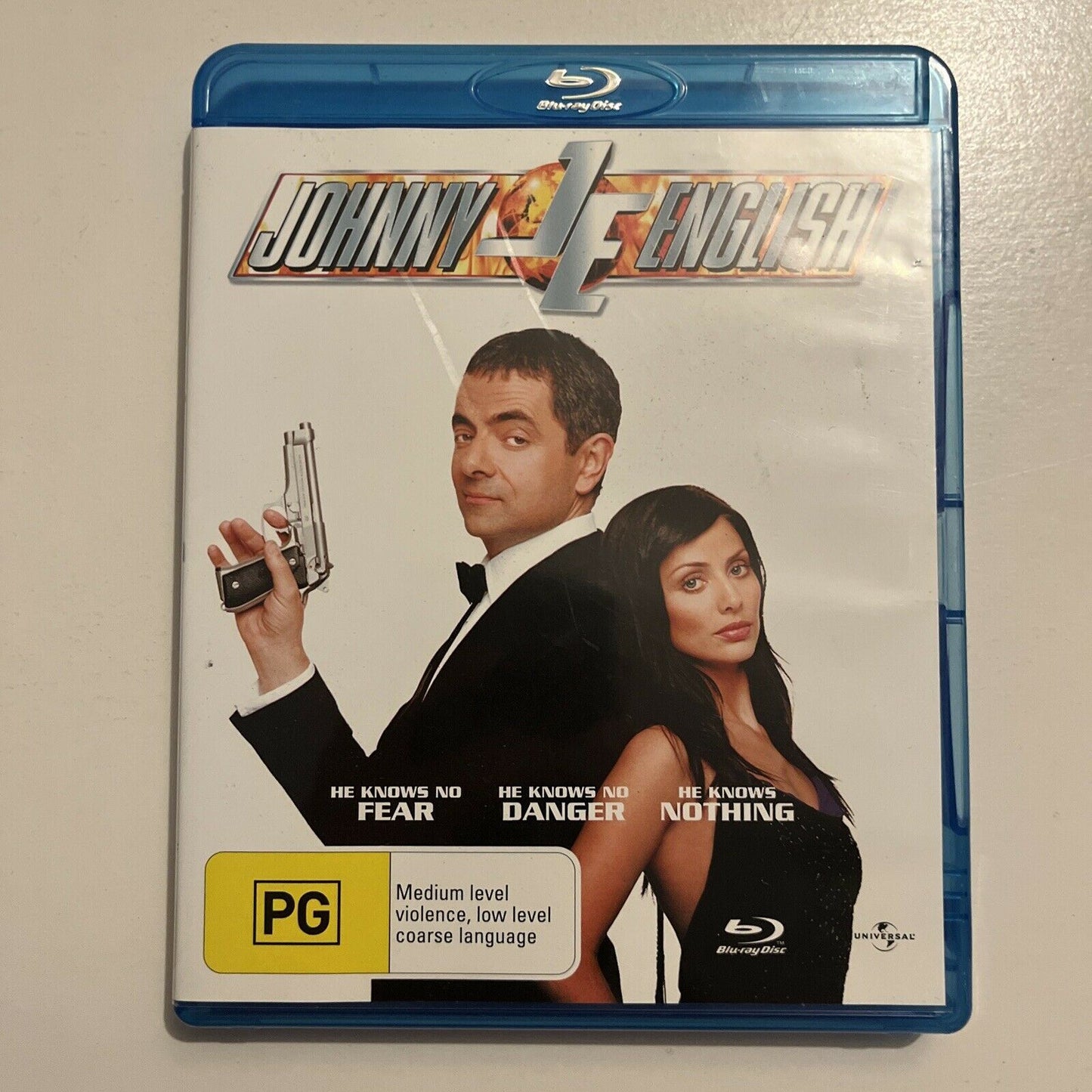 Johnny English (Blu-ray, 2011) Rowan Atkinson, Natalie Imbruglia. Region B