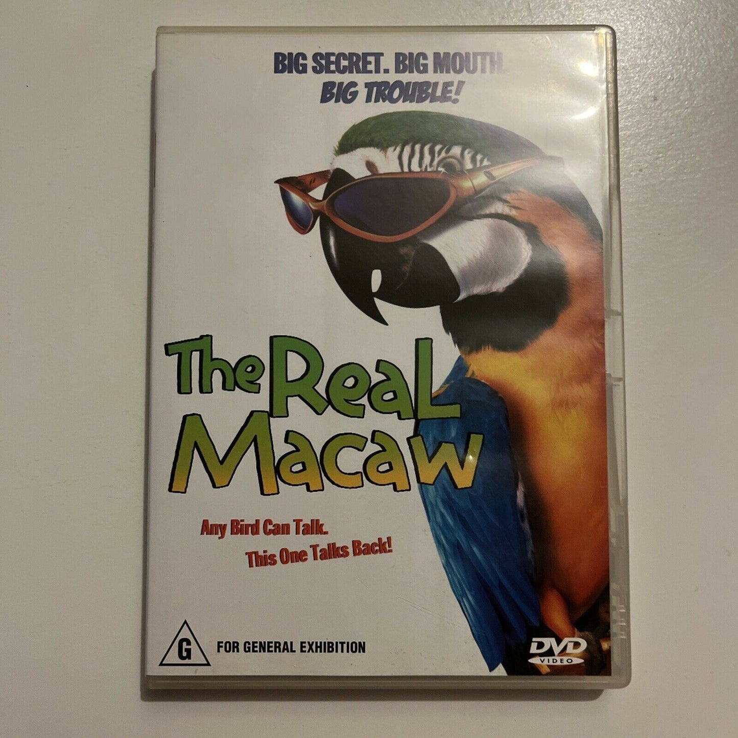 The Real Macaw (DVD, 1998) Jamie Croft Region 4 Free Postage