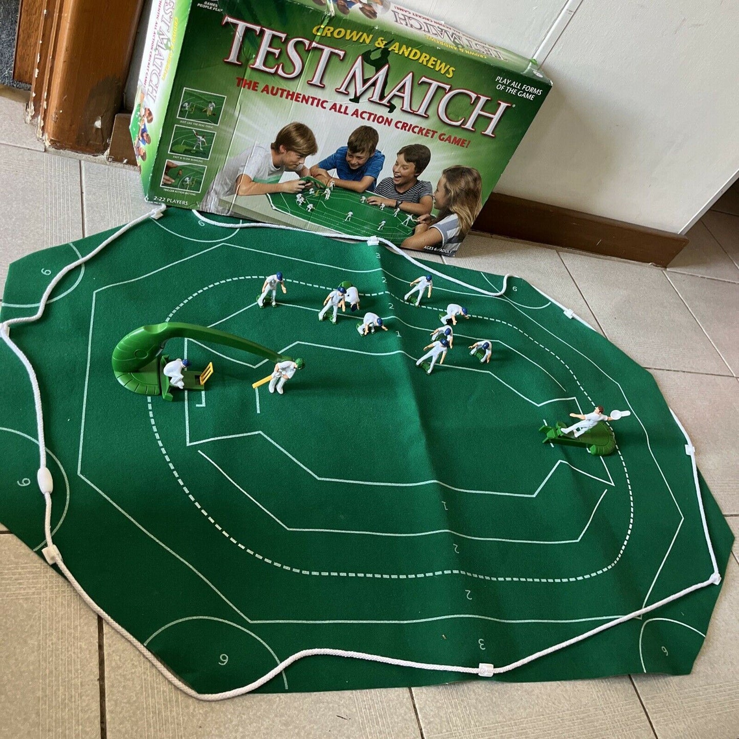 Crown & Andrews Test Match Cricket Board Game *Missing Ball*