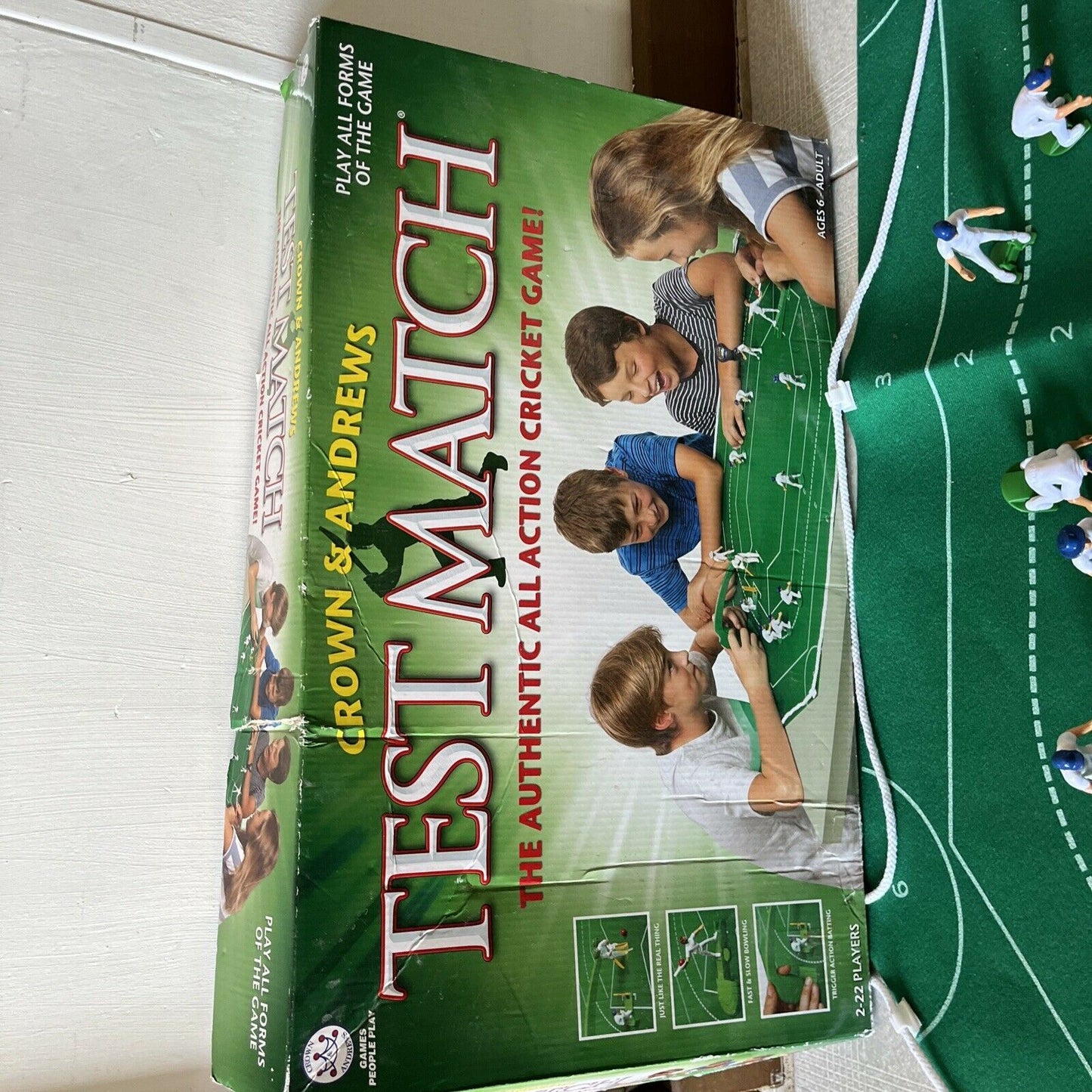 Crown & Andrews Test Match Cricket Board Game *Missing Ball*