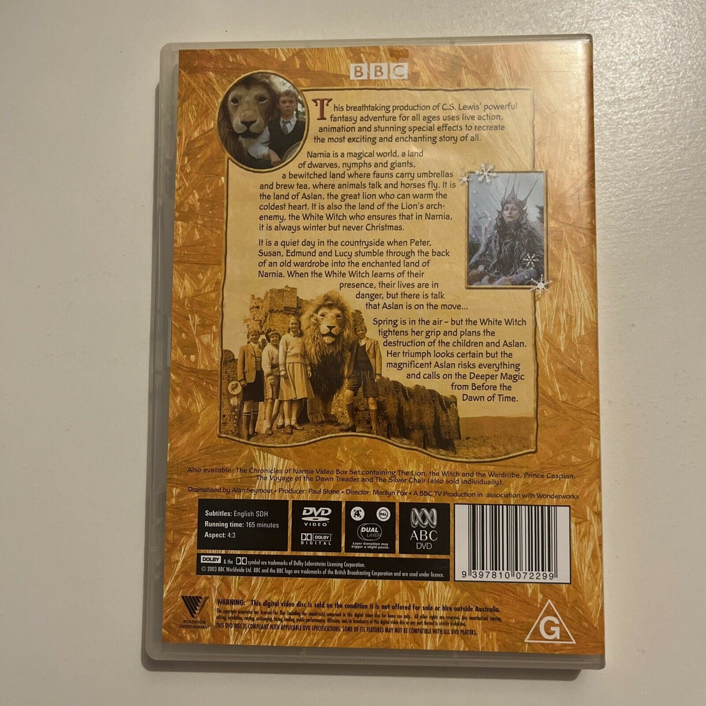 The Chronicles Of Narnia - The Lion, The Witch & The Wardrobe (DVD, 1988) BBC