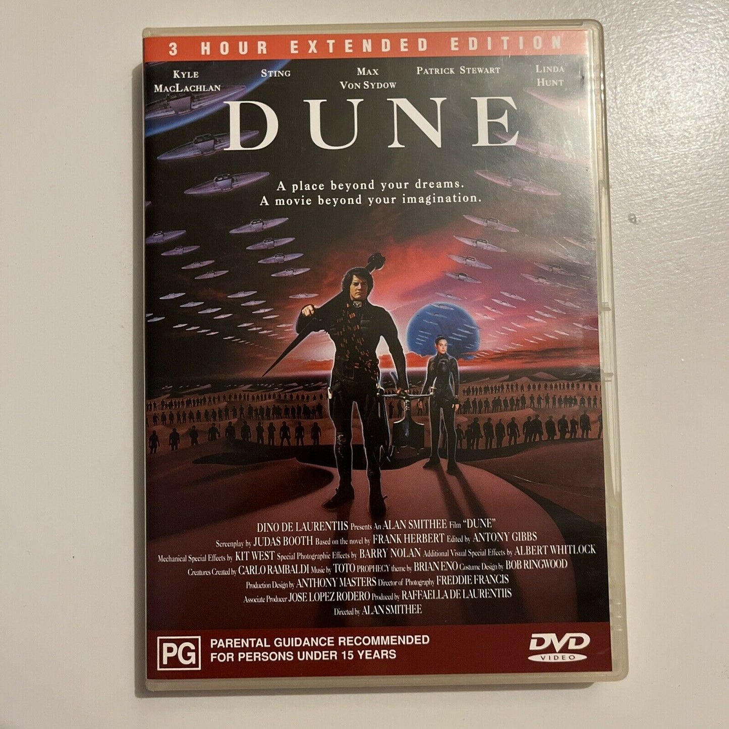 Dune - 3 Hour Extended Edition (DVD, 1984) Region 4