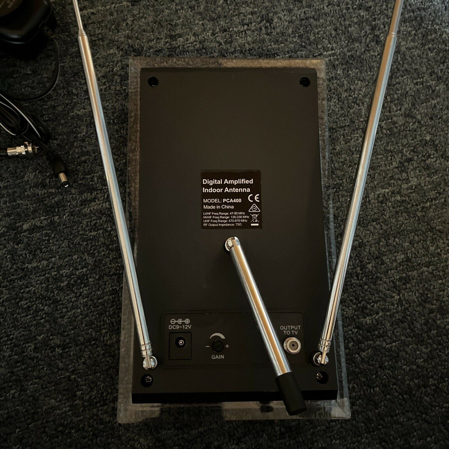 Crest PCA400 Digital Amplified Antenna HDTV UHF VHF FM Ready