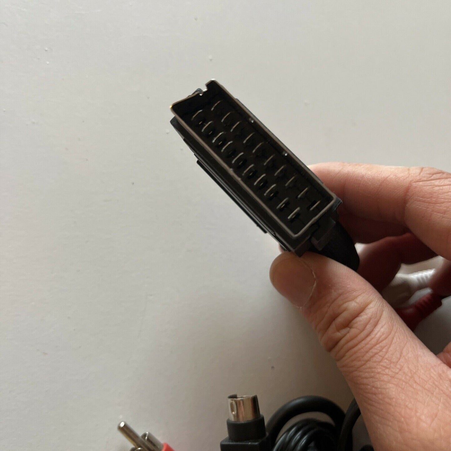 2x SCART to SVHS S-Video & 2RCA Stereo Audio AV Cable 1.5m