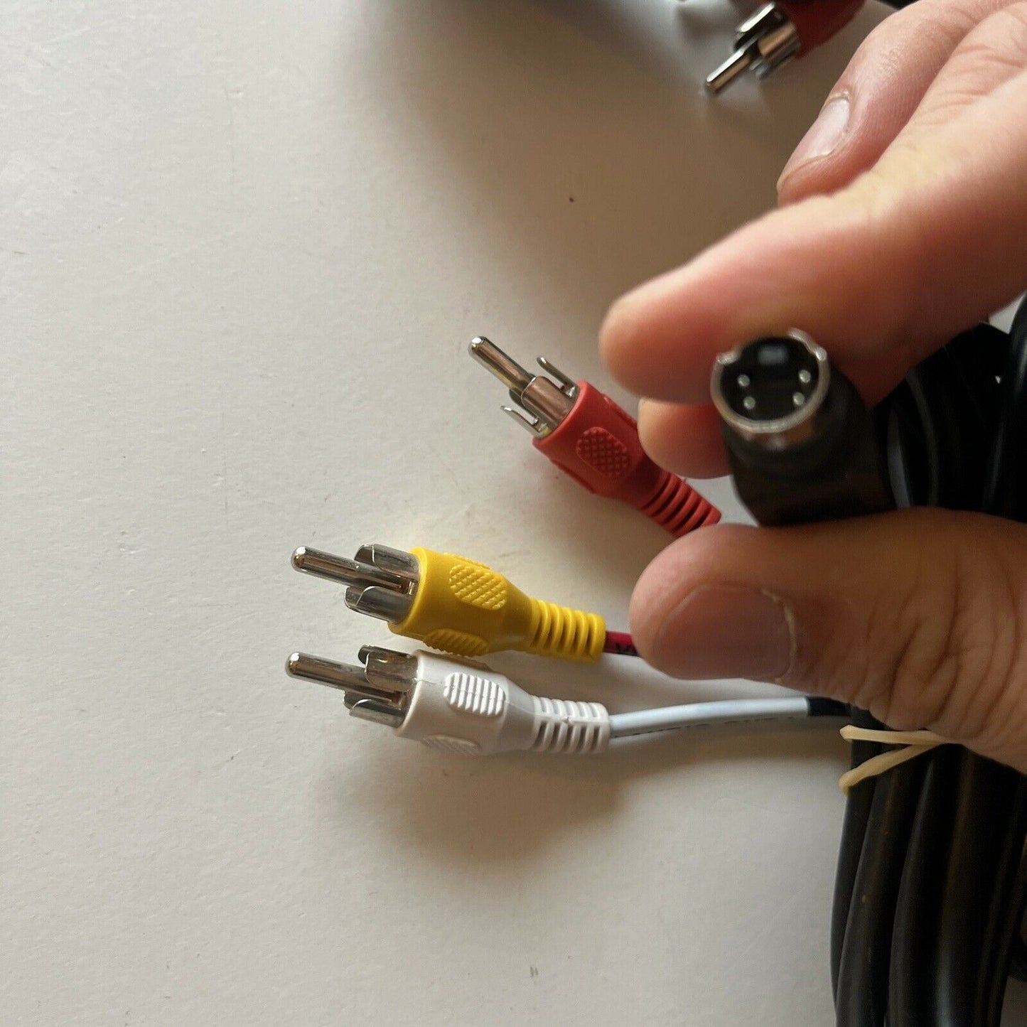 2x SCART to SVHS S-Video & 2RCA Stereo Audio AV Cable 1.5m