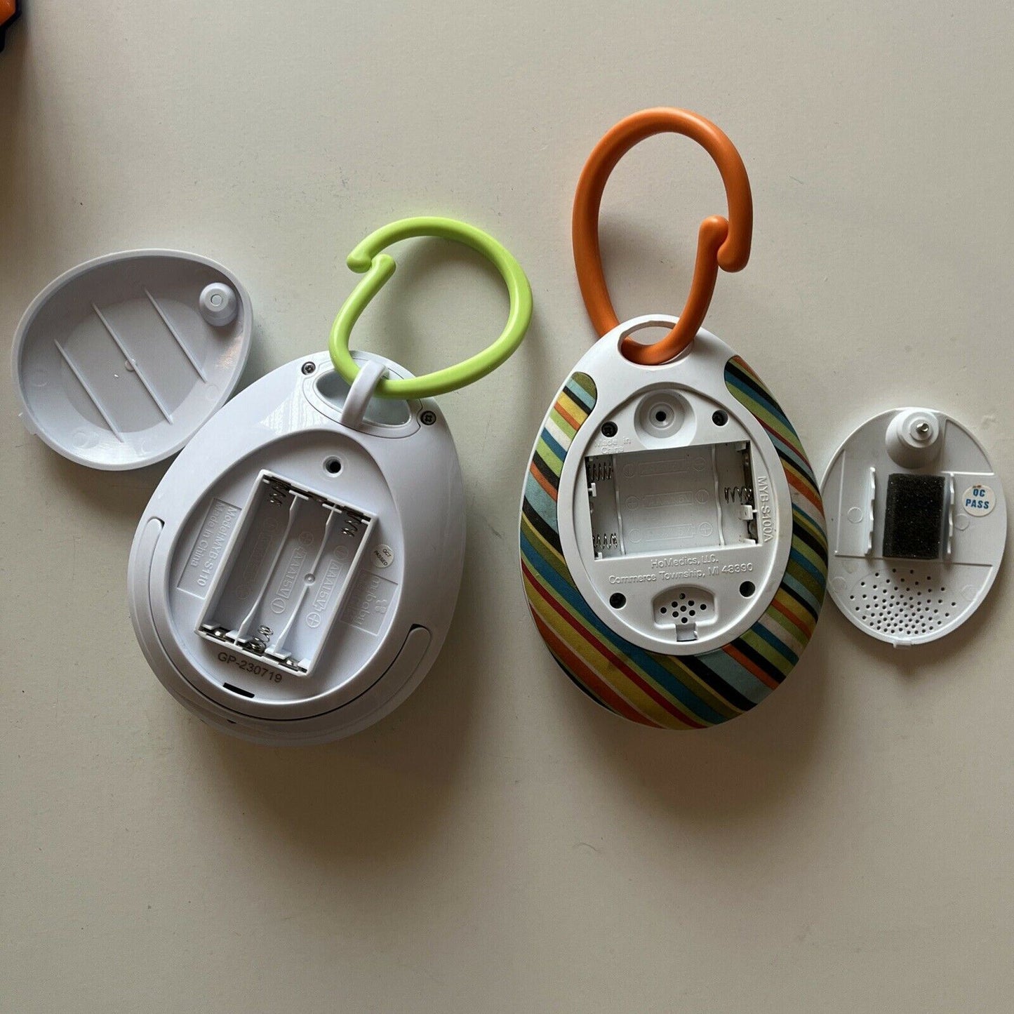 2x mybaby HoMedics SoundSpa Lullaby Sounds On-The-Go MYB-S100A & GP-230719