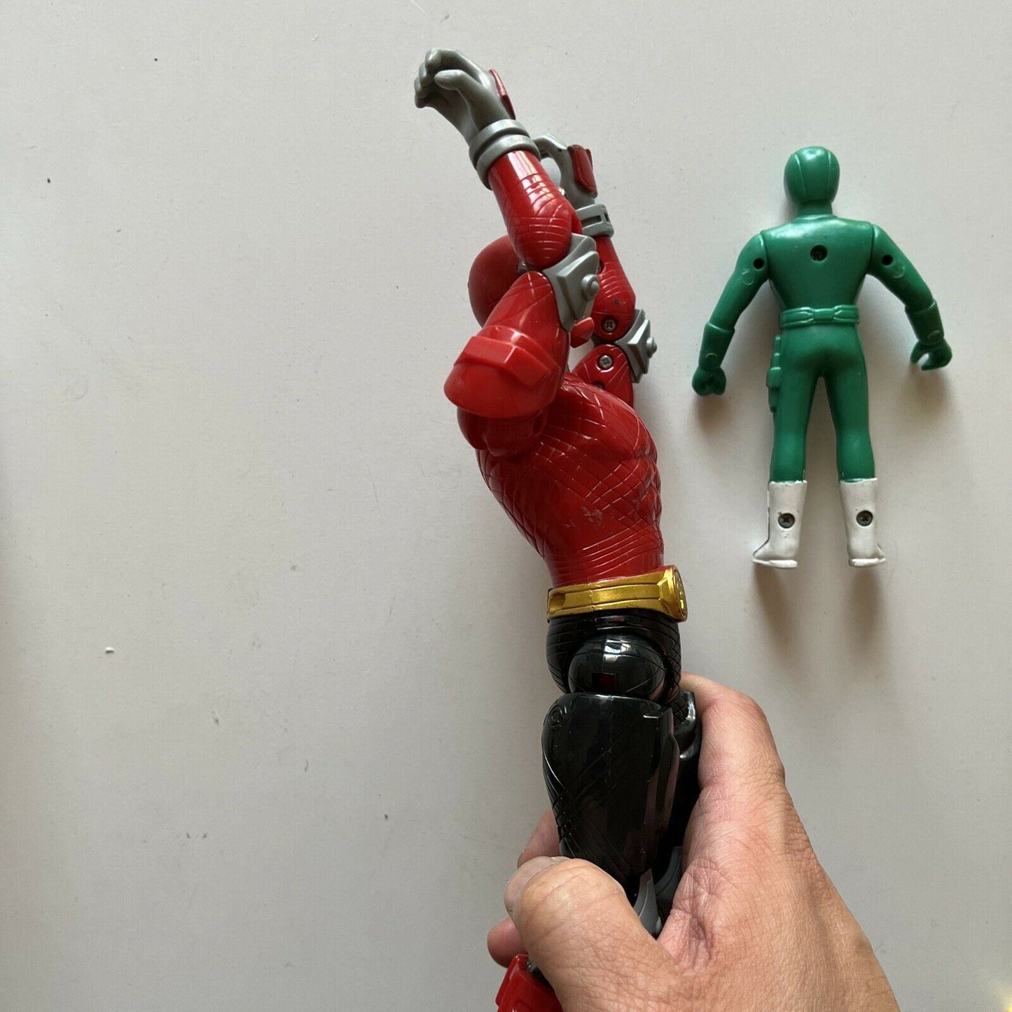 2010 Bandai Power Rangers Samurai Force Red Samurai Ranger 10" Action Figure Toy