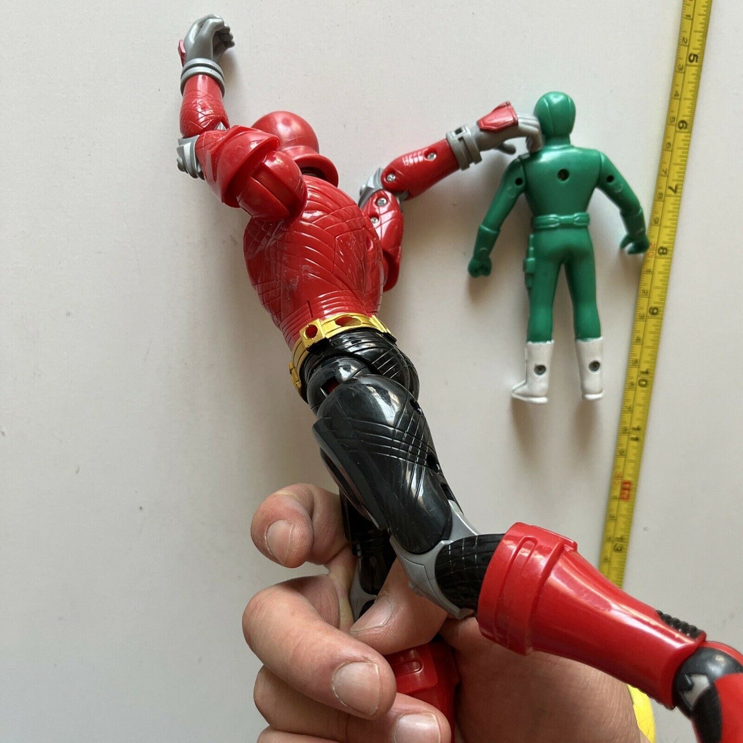 2010 Bandai Power Rangers Samurai Force Red Samurai Ranger 10" Action Figure Toy