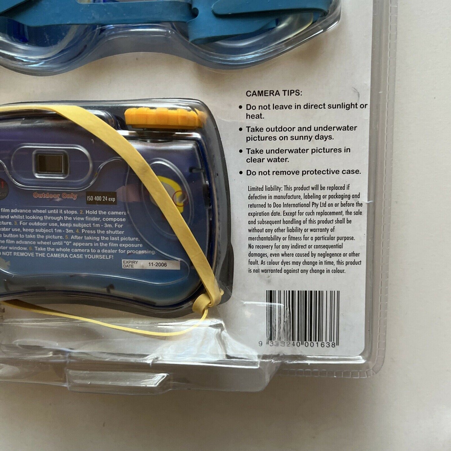 *New Sealed* 35mm Underwater Sports Camera & Goggles