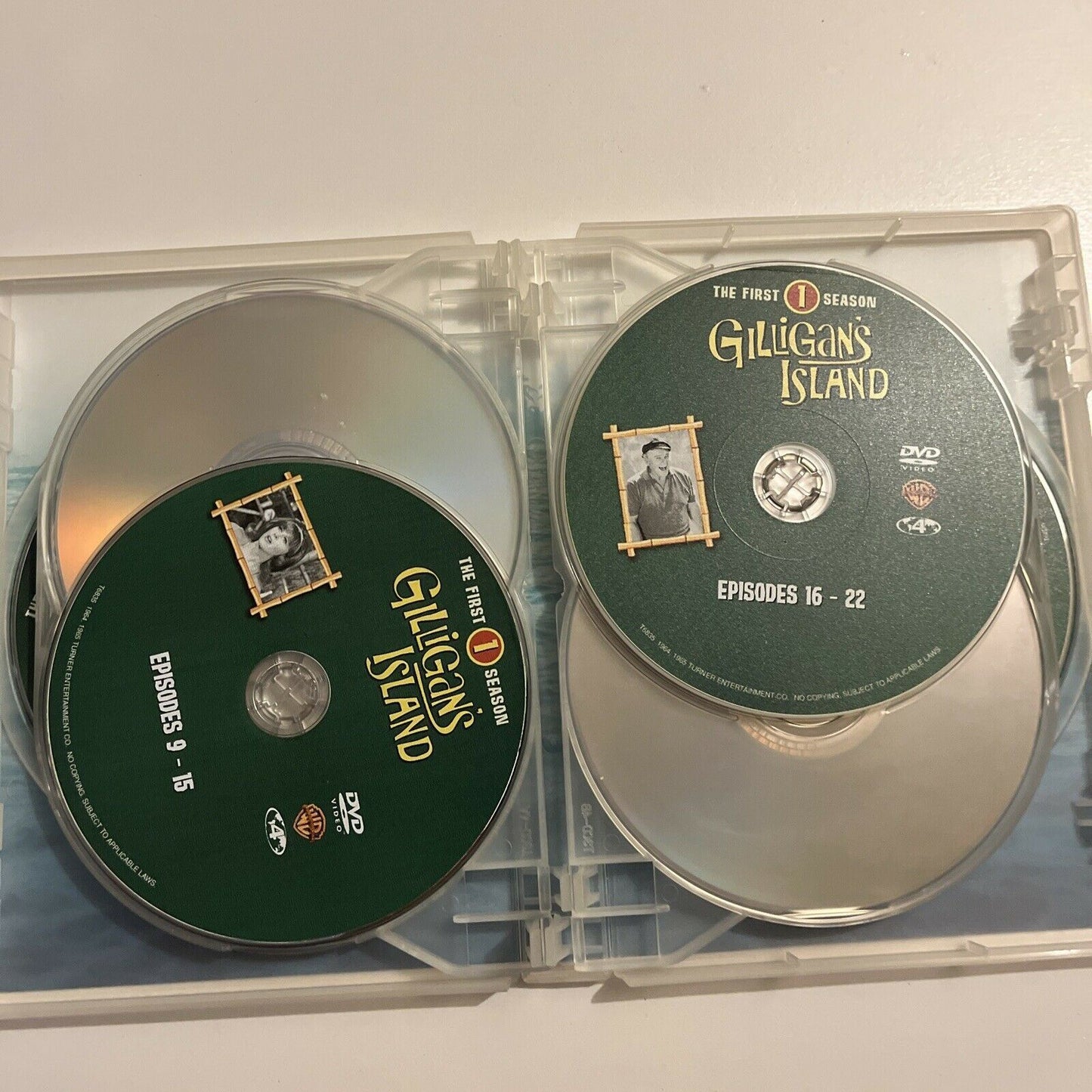 Gilligan's Island : Season 1 (DVD, 1965, 6-Disc) Bob Denver  Region 4
