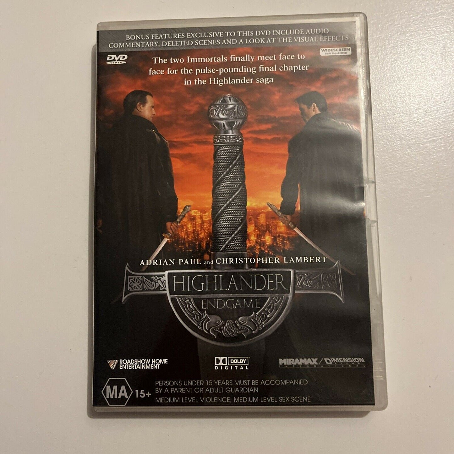 Highlander I / Highlander II / Highlander End Game (DVD) Sean Connery. Region 4