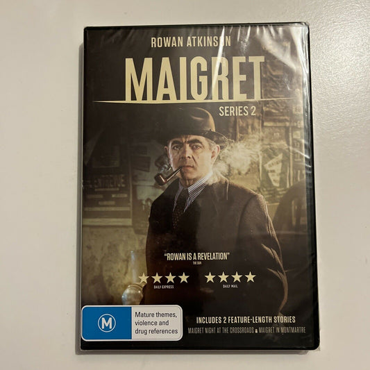 *New Sealed* Maigret : Series 2 (DVD, 2018) Rowan Atkinson Region4