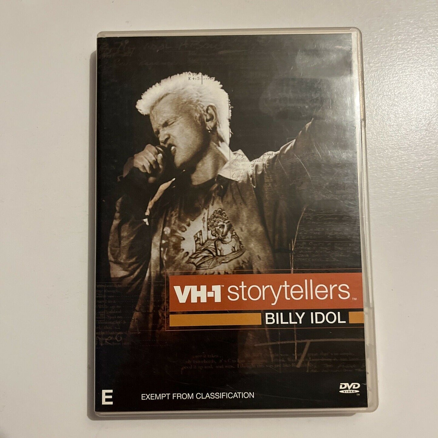 Billy Idol - Storytellers - VH1 Series (DVD, 2002) Region 4&2