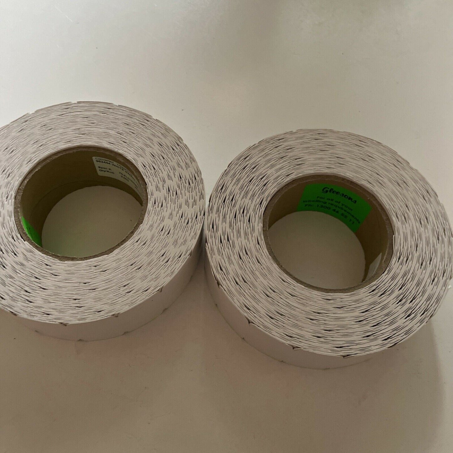 2x Swing Tags White 49mm x 29mm 2000 Pack