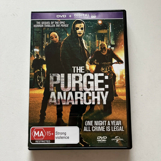 The Purge: Anarchy (DVD, 2015) Michael K. Williams. Region 4&2