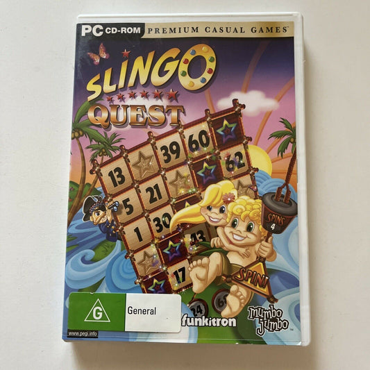 Slingo Quest PC CDROM Puzzle Game