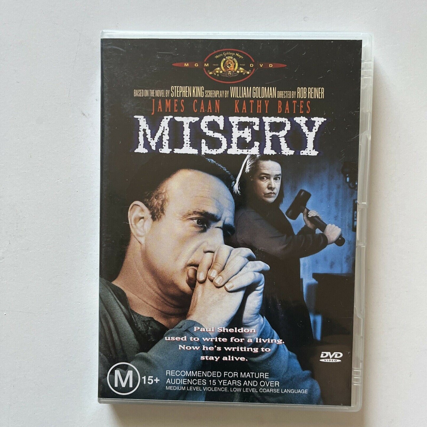 Misery (DVD, 1990) James Caan, Kathy Bates. Steven King. Region 4
