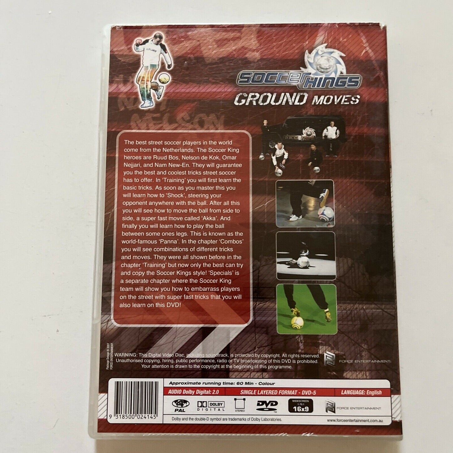 Soccer Kings - Ground Moves (DVD) Ruud Bos, Nelson de Kok, Omar Nejjari Region 4