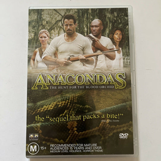 Anacondas - The Hunt For The Blood Orchid (DVD, 2004) Region 4